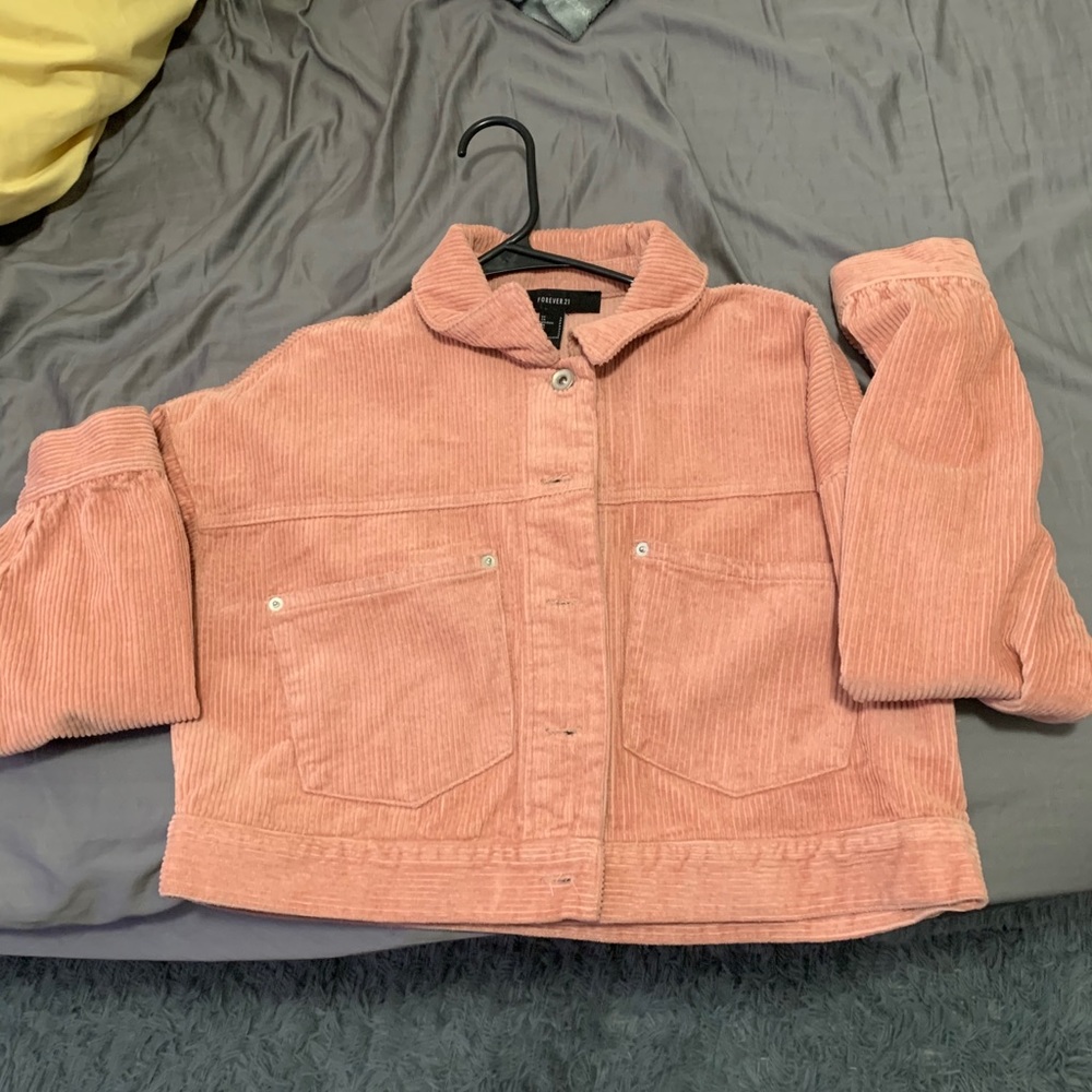 Pink Corduory Jacket